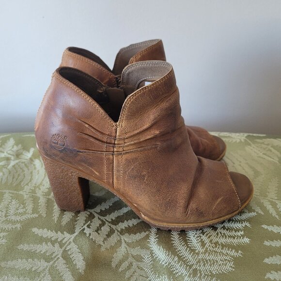 Timberland Peeptoe Ankle Bootie - Picture 2 of 8